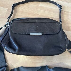 EUC MZ Wallace Leather Shoulder bag with strap